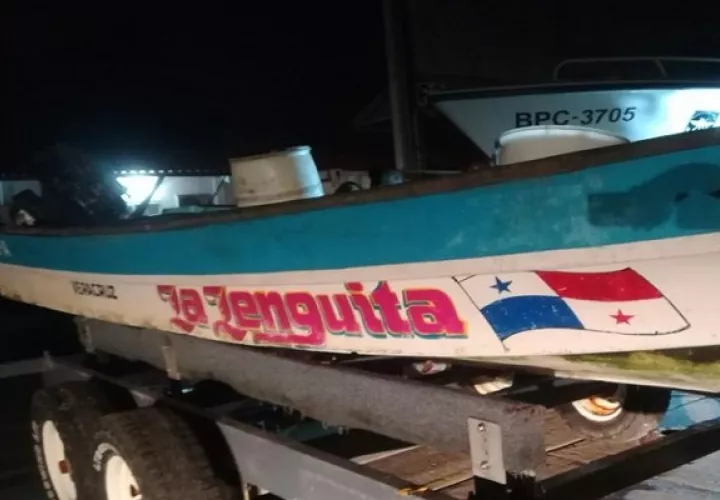 Capturan lancha La Lenguita con droga