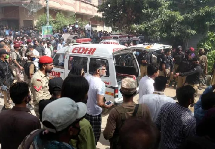 El portavoz  de Karachi, Faheem Rana, indicó que se realizarán pruebas de ADN para identificar los cuerpos. FOTO/EFE