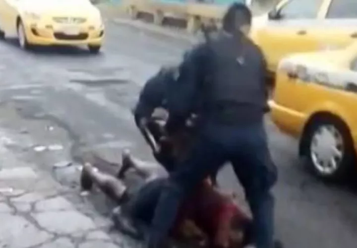 El sujeto fue detenido en Samaria sector 1, donde recibió la descarga eléctrica por parte de unidades de la Policía Nacional.