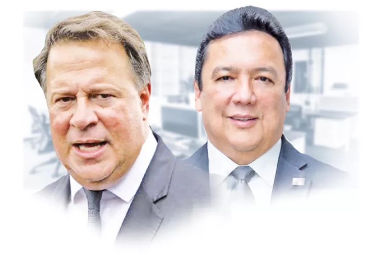 Juan Carlos Varela y Eduardo Ulloa.