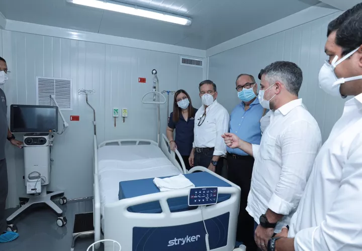 La construcción del Hospital Integral Panamá Solidario se terminó en menos de 30 días.