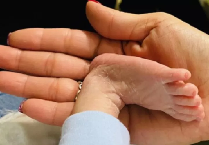 Foto que mostró Silvia Criselle de su sobrino.  Instagram