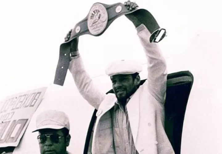 Roberto "Mano de Piedra" Durán a su llegada a Panamá en 1980.