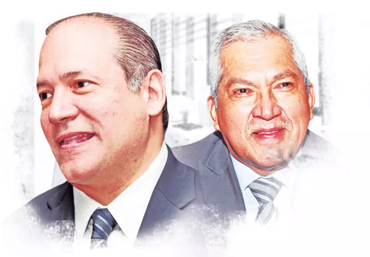 Harry Díaz y Abel Zamorano.