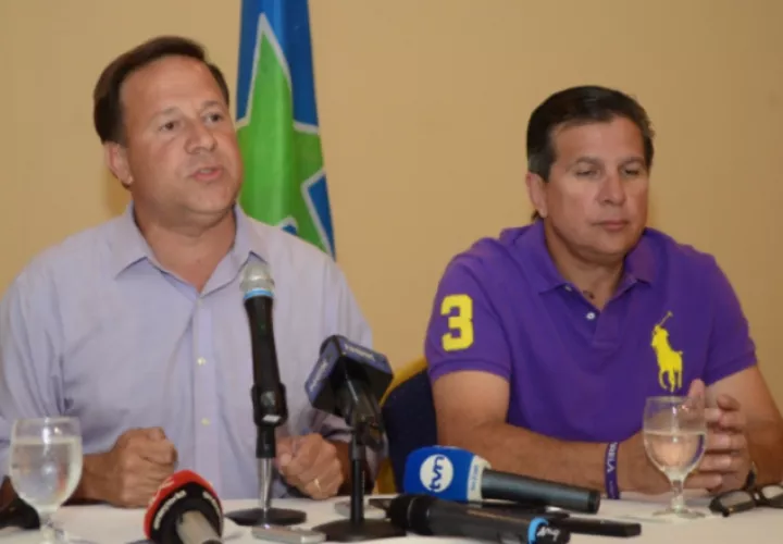 Juan Carlos y José Luis "Popi" Varela dirigían el Partido Panameñista.