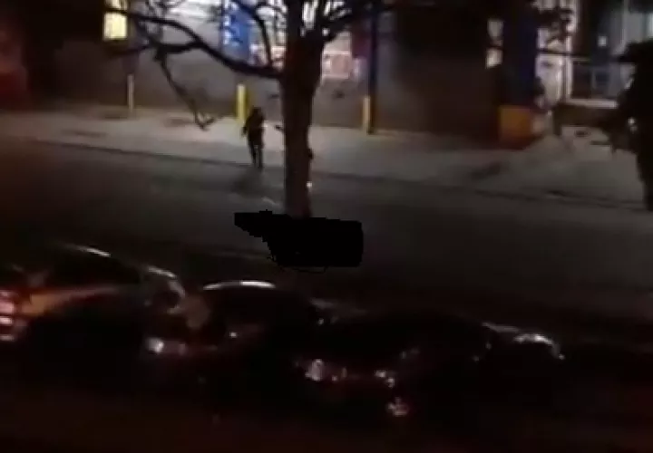 El incidente de tránsito ocurrió frente a la estación policial de La Chorrera. Foto/Tráfico Panamá