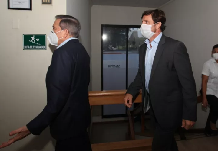 Laurentino Cortizo, presidente de Panamá y Federico Brizky, CEO y gerente general de Grupo Epasa. Víctor Arosemena 