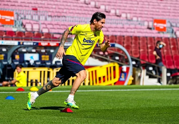 Messi se perdió los dos últimos entrenamientos.