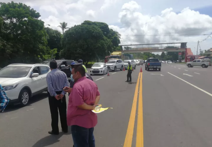 Renaul Domínguez, gobernador de la provincia de Coclé, indicó que el puesto se mantendrá por el momento en el sector de Las Guías de Oriente.