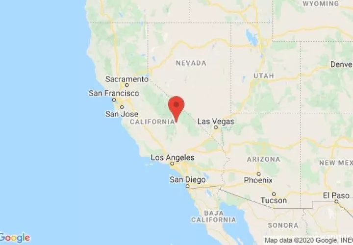 USGS informó inicialmente que la magnitud del sismo fue de 6,0.