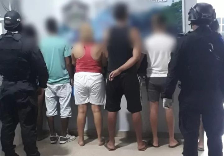 La mayoría de los retenidos fueron hombres.