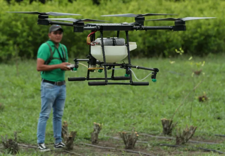 El drone se moviliza mucho más rápido, tiene mayor cobertura y entra a áreas de difícil acceso. Fotos: José Vásquez/Archivo