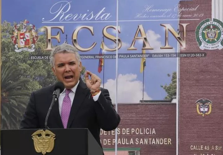 El presidente Iván Duque, dijo que "ha sido dado de baja alias 'Dumar' o alias 'Culebrito', la mano derecha de alias 'Pablito', cabecilla militar del ELN y comandante del frente Efraín Pabón Pabón y encargado también del frente Domingo Laín Sáenz". FOTO/EFE