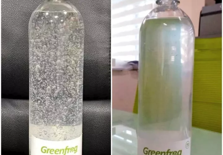 Se procede a la farmacovigilancia aleatoria y se determina la irregularidad del Gel Alcoholado Green Frog.