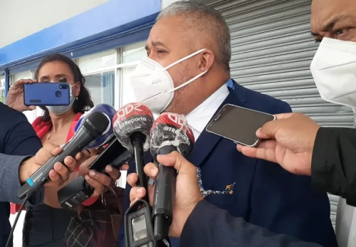 Roniel Ortiz acudió al MInisterio Público este viernes.