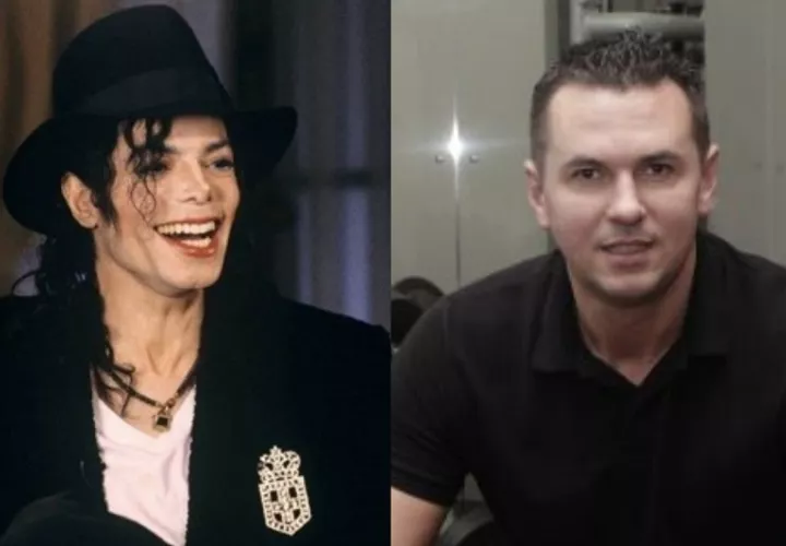 Michael Jackson y Matt Fiddes. Fotos: Instagram/globalfranchisemagazine
