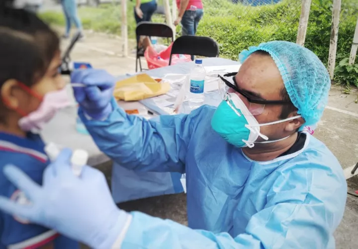 Se trata de la cuarta jornada de pruebas masivas de hisopados que realiza la CSS junto al Ministerio de Salud (Minsa) en el distrito de Arraiján, donde existe la mayor cantidad de casos.