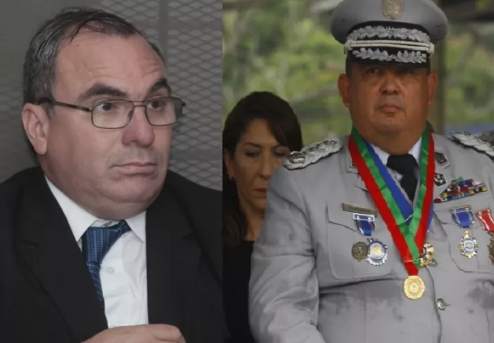 Rolando López (izq.) y Omar Pinzón ocuparon altos cargos durante el gobierno de Juan Carlos Varela.