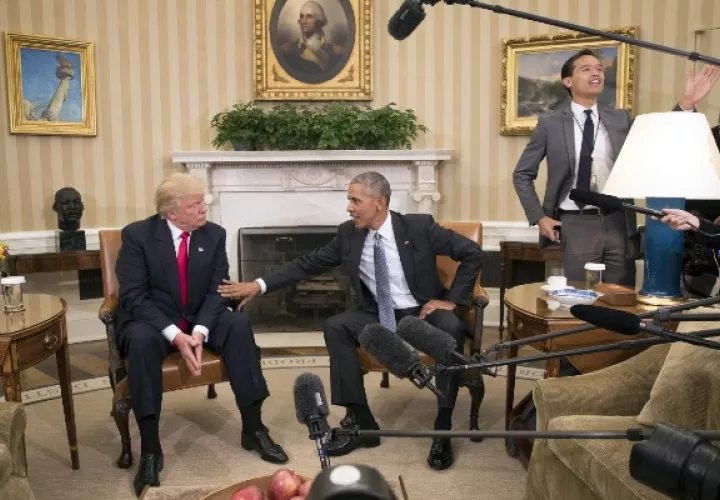Barack Obama ha tenido cuidado al criticar a Donald Trump, su sucesor. Foto / Stephen Crowley/The New York Times.