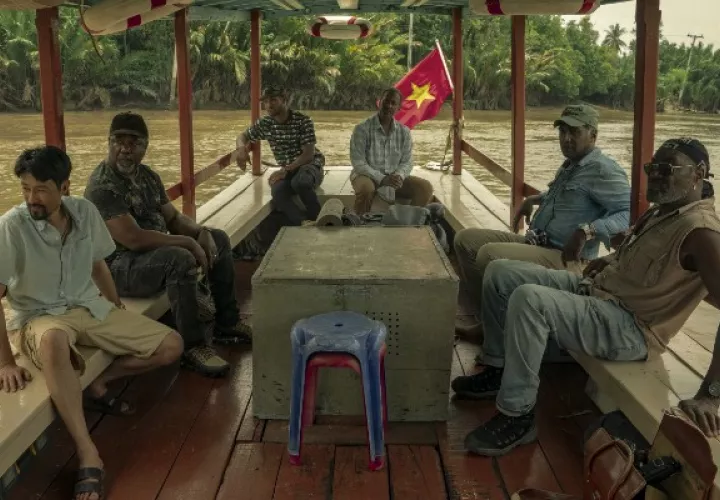 Soldados negros por fin tienen su propia historia en “Da 5 Bloods”, pero vietnamitas solo son “extras”. Foto / David Lee/Netflix.