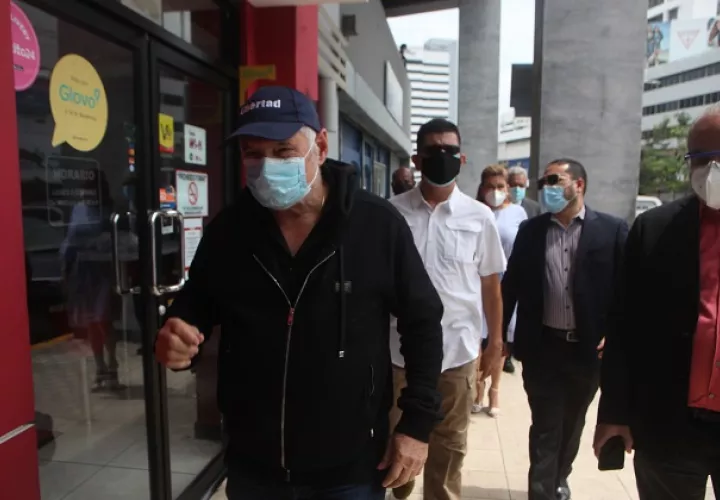 Citan al expresidente Ricardo Martinelli para tomarle declaración jurada en un caso distinto por el cual fue extraditado desde los Estados Unidos. Foto Víctor Arosemena