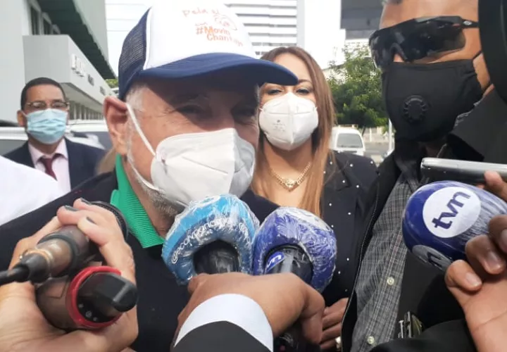 El Expresidente Ricardo Martinelli, asiste al Ministerio Público.