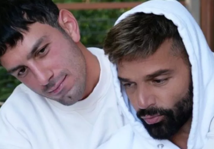 Ricky Martin y su esposo. Instagram