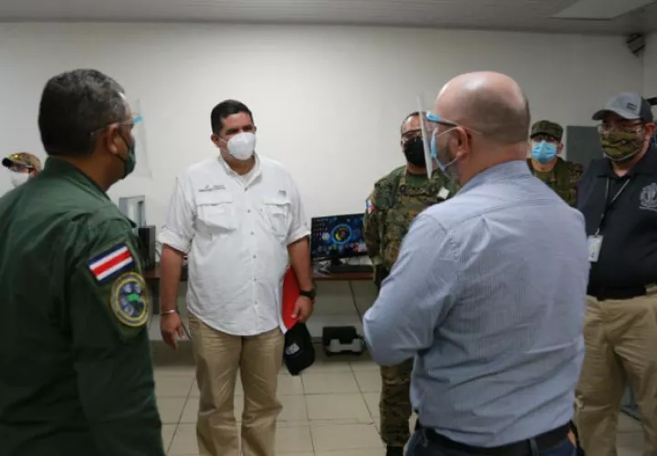 Se ha establecido una hoja de ruta, dijo el ministro de Seguridad de Panamá, Juan Manuel Pino Forero. Fotos: Cortesía. 
