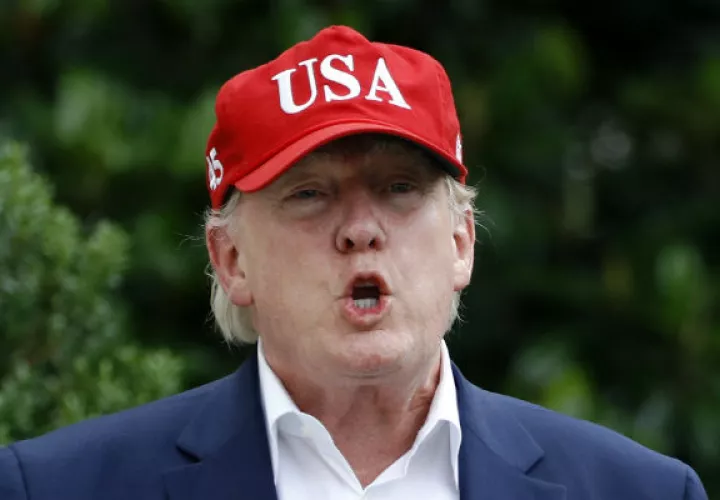Trump reaccionó con furia, al tachar de "enjuiciamiento político" los casos relacionados con sus impuestos. Fotos: Archivo/Ilustrativa.
