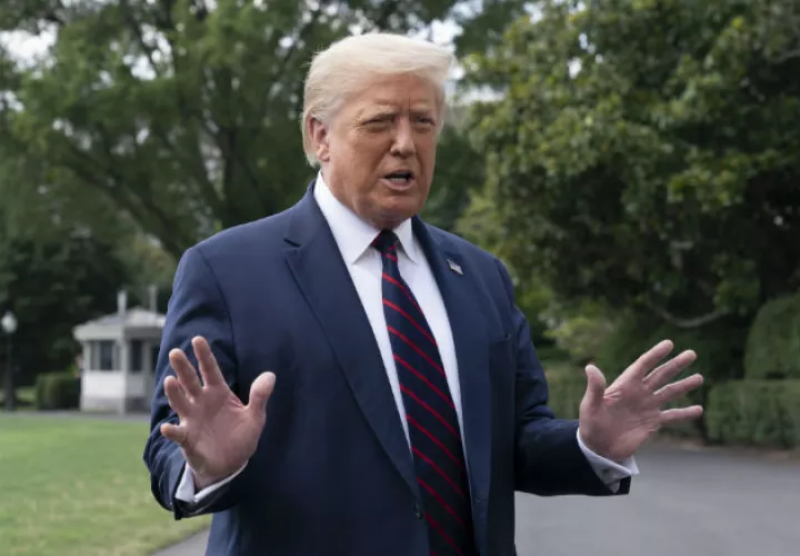 Trump aseguró que no ha tenido contacto recientemente con O'Brien. Fotos: EFE.
