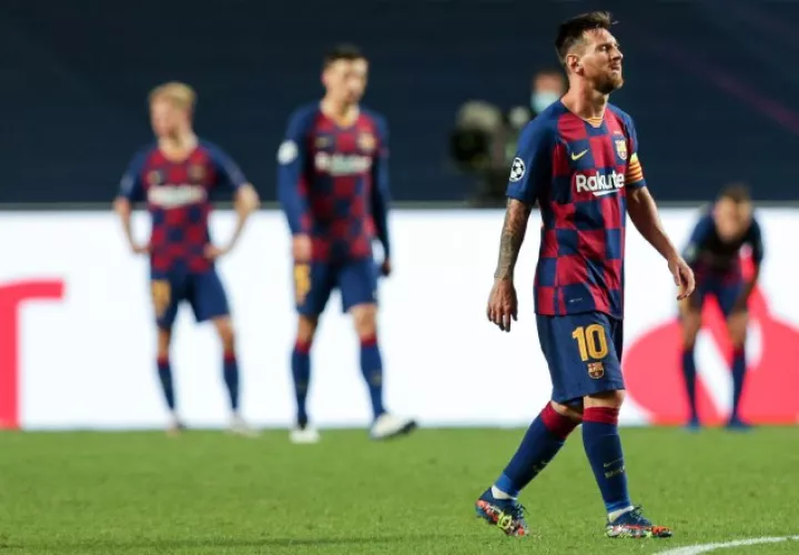 El Barcelona sufrió una humillación histórica en Lisboa, donde cayó 8-2 frente al Bayern Múnich. EFE
