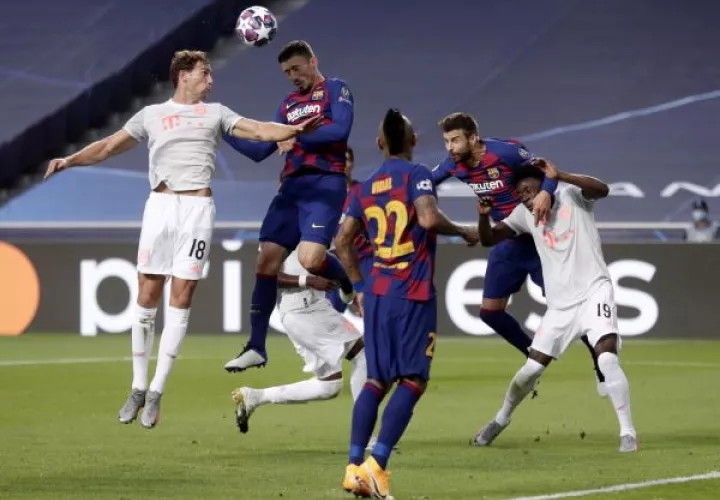 Bayern fue muy superior al Barcelona. Foto:EFE