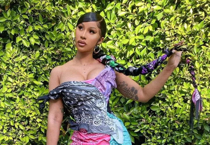 "Fue un poco extraño grabar el video en la era del coronavirus", dijo Cardi B. Foto: Instagram