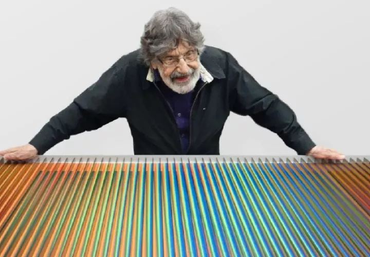 Maestro Carlos Cruz-Diez.  Cortesía