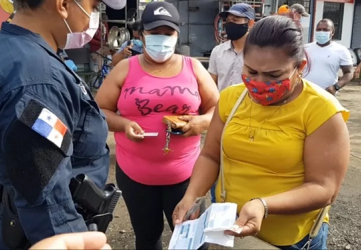Cerco sanitario de La Espiga, en La Chorrera.