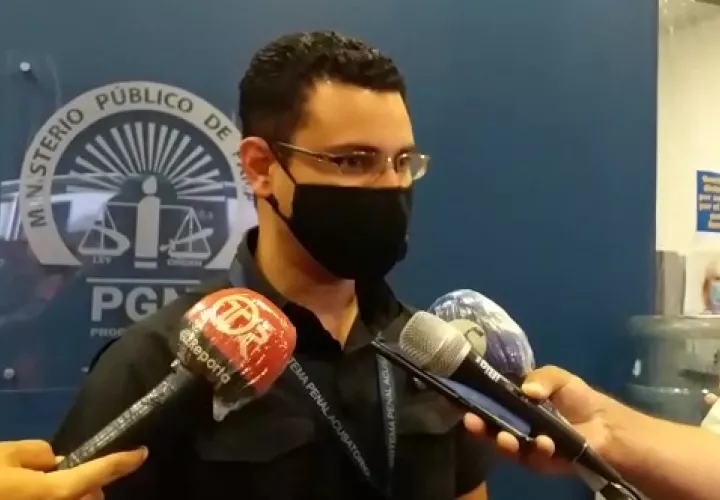 El Fiscal de Adolescentes Jhony Torres, detalló que se pudo probar que el imputado  presuntamente violó a un menor de 10 años. FOTO/MAYRA MADRID