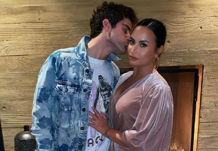 Max Ehrich y Demi Lovato. Foto: Instagram