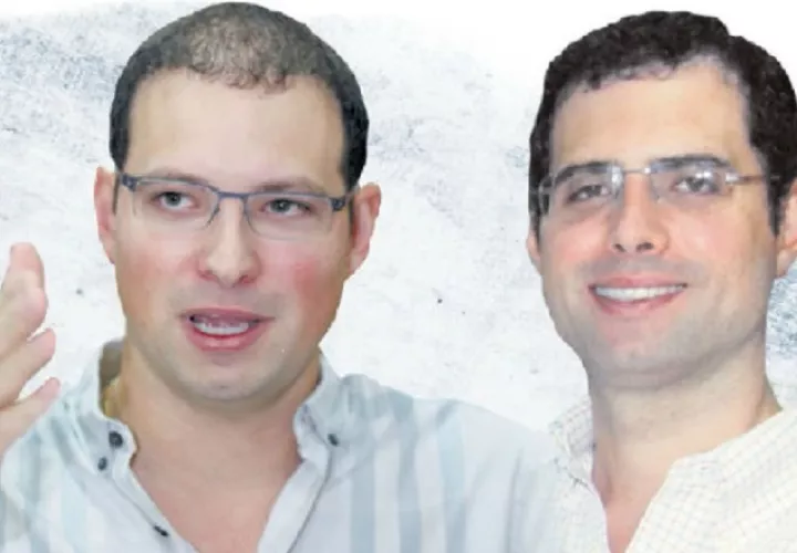 Luis Enrique y Ricardo Alberto Martinelli Linares. Archivo