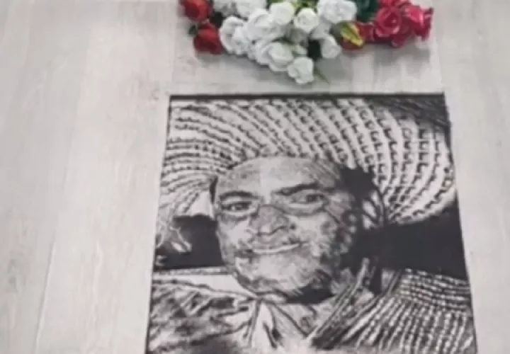 El dibujo realizado por Jorge Ernesto Chavarría. Foto: Instagram