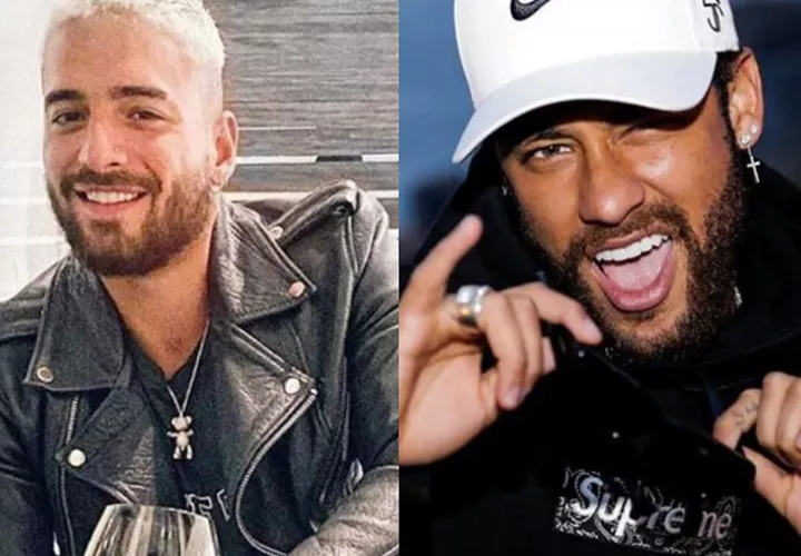 Maluma y Neymar. Instagram