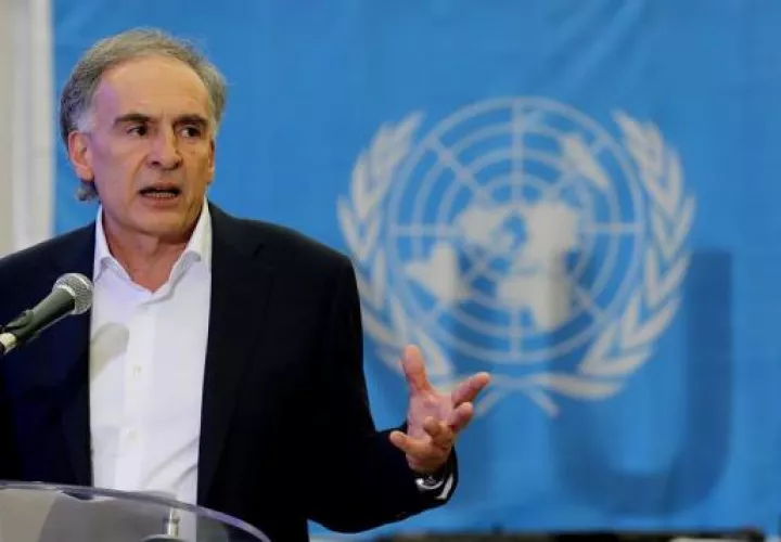 Enviado especial de Naciones Unidas para Bolivia, Jean Arnault. FOTO/EFE