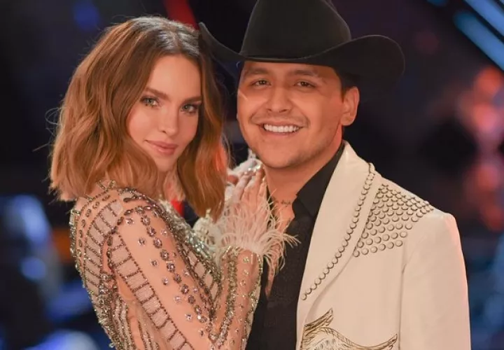 Belinda y Christian Nodal acaban de celebrar su primer mes de noviazgo. Foto: Instagram