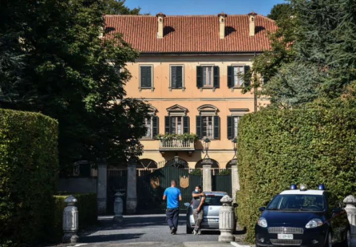 Residencia del exprimer ministro Silvio Berlusconi, en Italia. Fotos: EFE. 