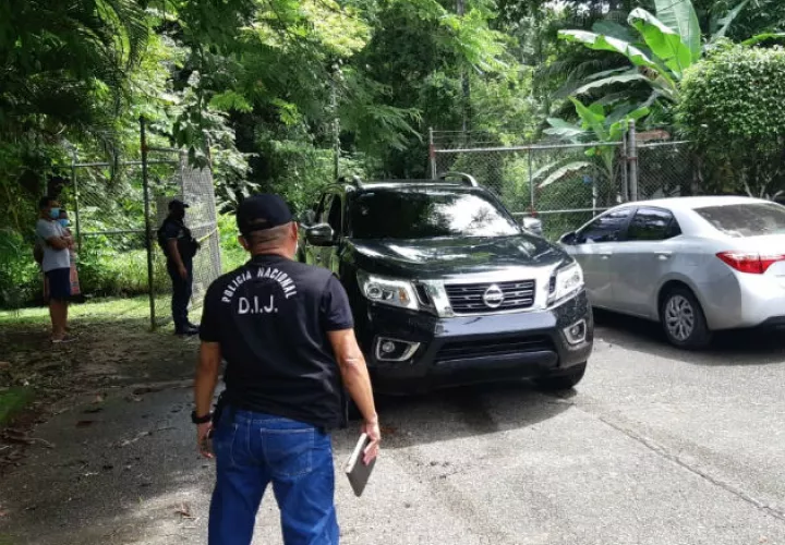 Al igual que en la primera diligencia, había retenes policiales. Fotos: Diómedes Sánchez.