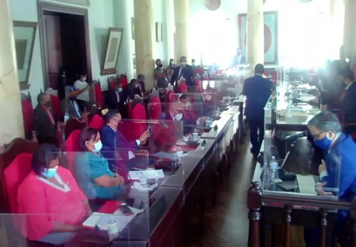 Los representantes participaron en la sesión 40 del año 2020 en el Consejo Municipal. 