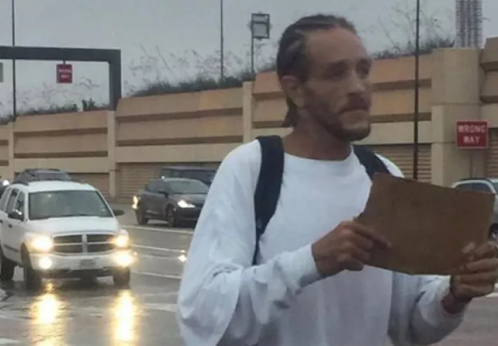 Delonte West en plena calle.