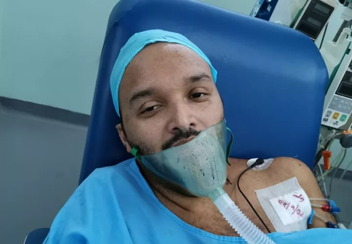 Abdiel Amor aún presenta secuelas por la enfermedad. 