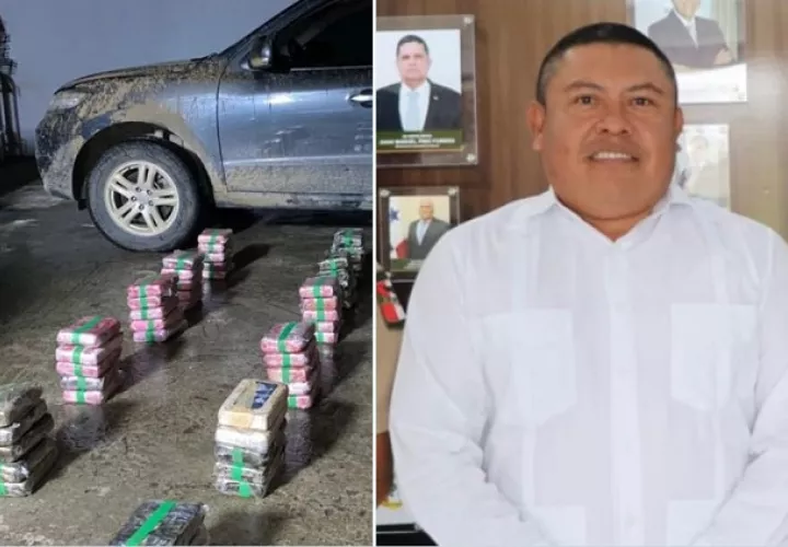 Al exgobernador de Guna Yala, Erick Martelo Robinson, le decomisaron 79 paquetes de cocaína que llevaba ocultos en un vehículo en el que se transportaba.