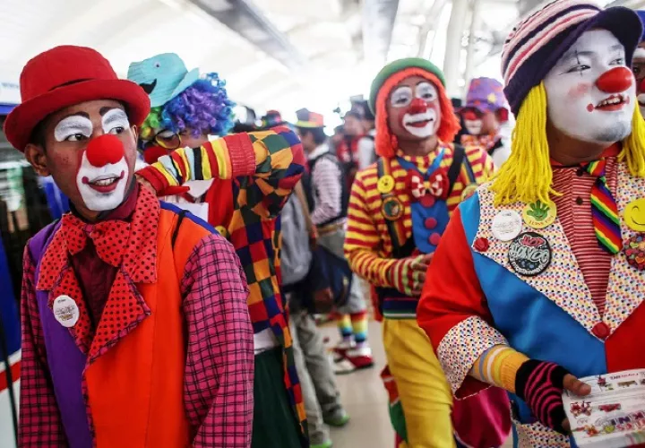 La coulrofobia, es la fobia que se siente cada vez que se ve un payaso. EFE