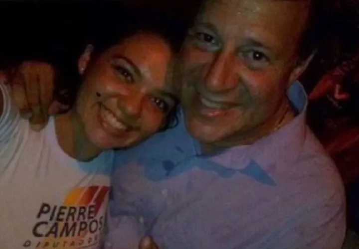 Ilicena Malek hizo campaña a favor del expresidente de la República Juan Carlos Varela, candidato que apoyó Movin.